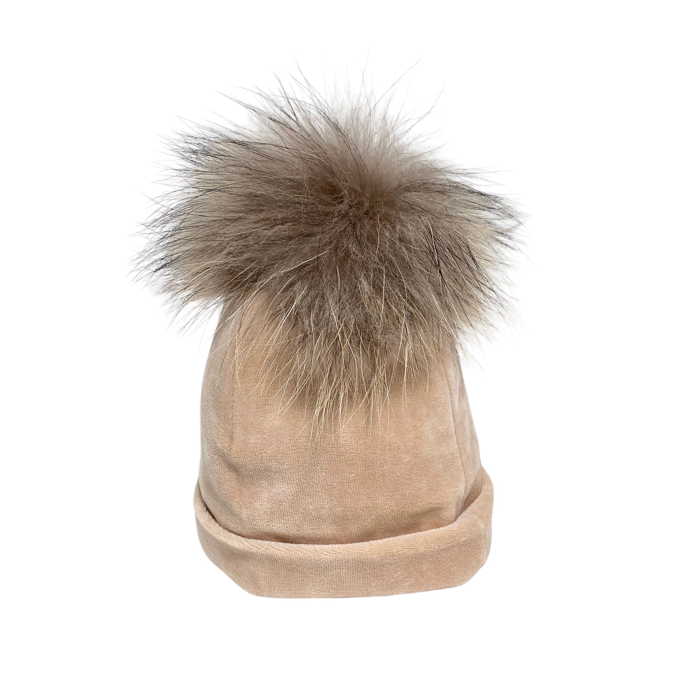 LUSSO CAPPELLO A BOBBLE FODERATO IN PILE BEANIE POM POM POM - Foto 8
