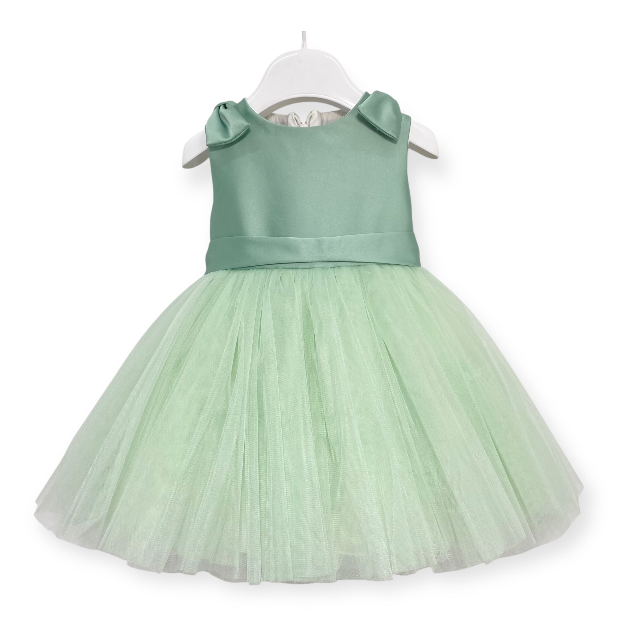 AIEOE Neonata Bambina Principessa Vesto con Fiocco Tulle AIEOE Neonata Bambina Principessa Vesto con Fiocco Tulle