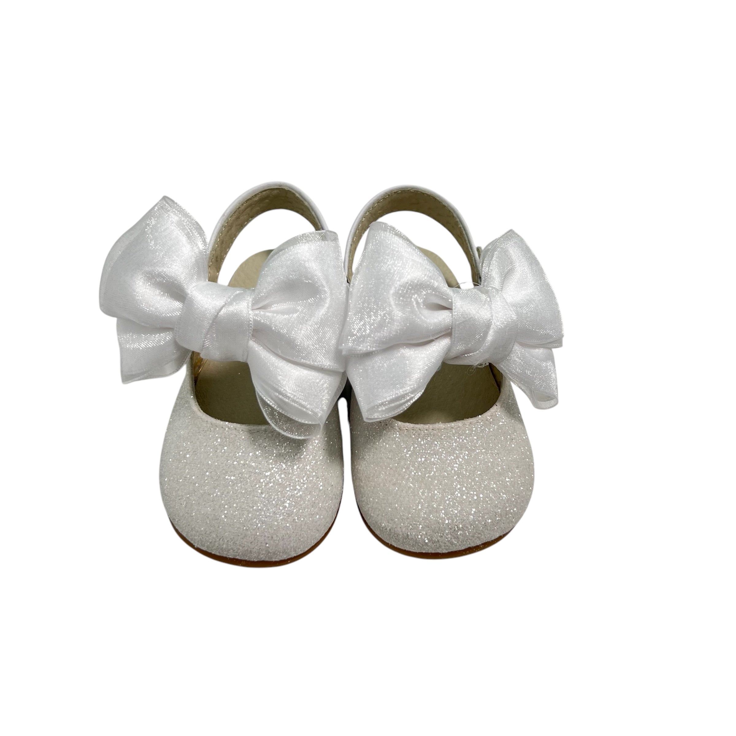 Scarpe Ballerine Con Fiocco Per Bambina - Prime Scarpine Con Suola Morbida E Antiscivolo - Foto 3