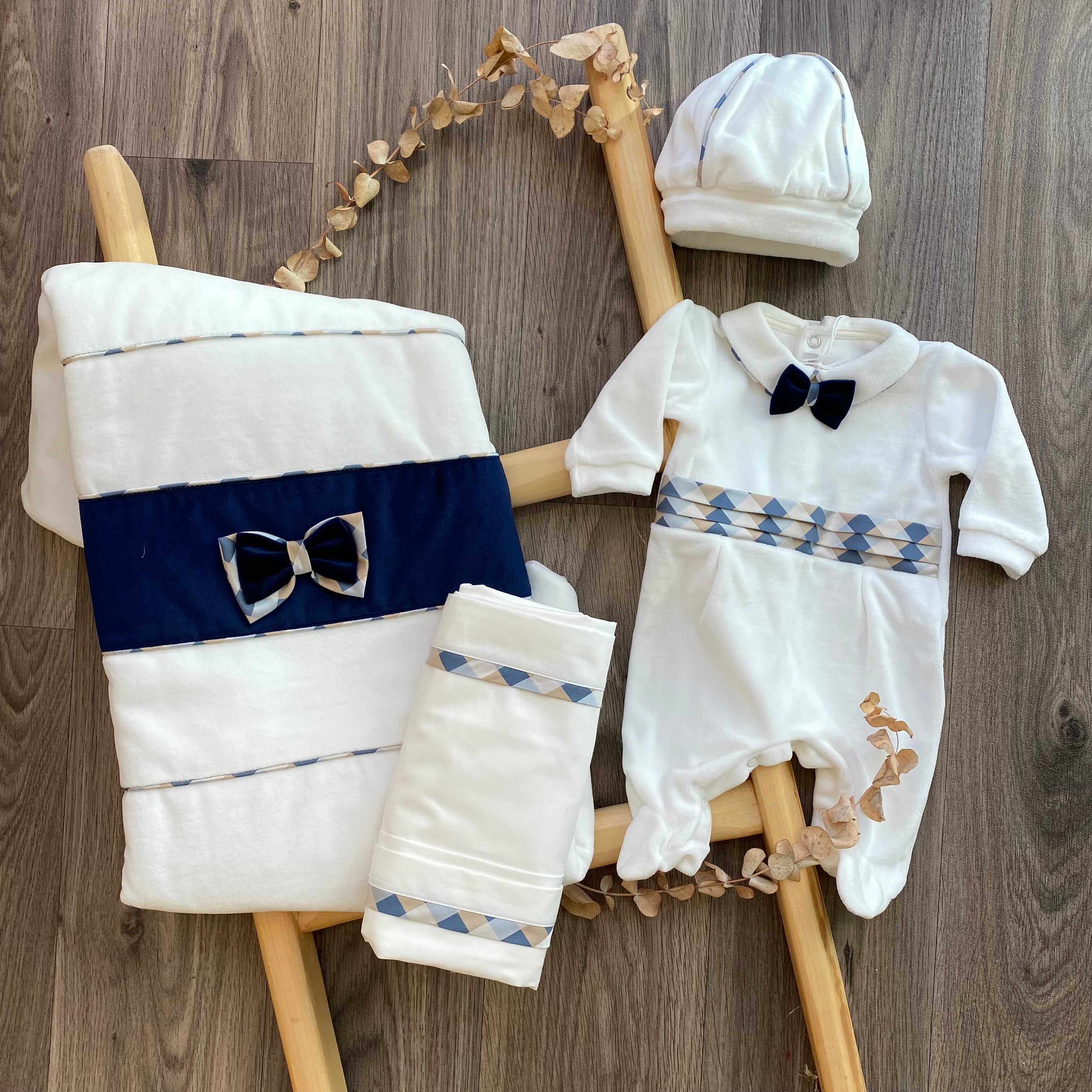 Set Corredino In ciniglia Neonato TETO E TATTA