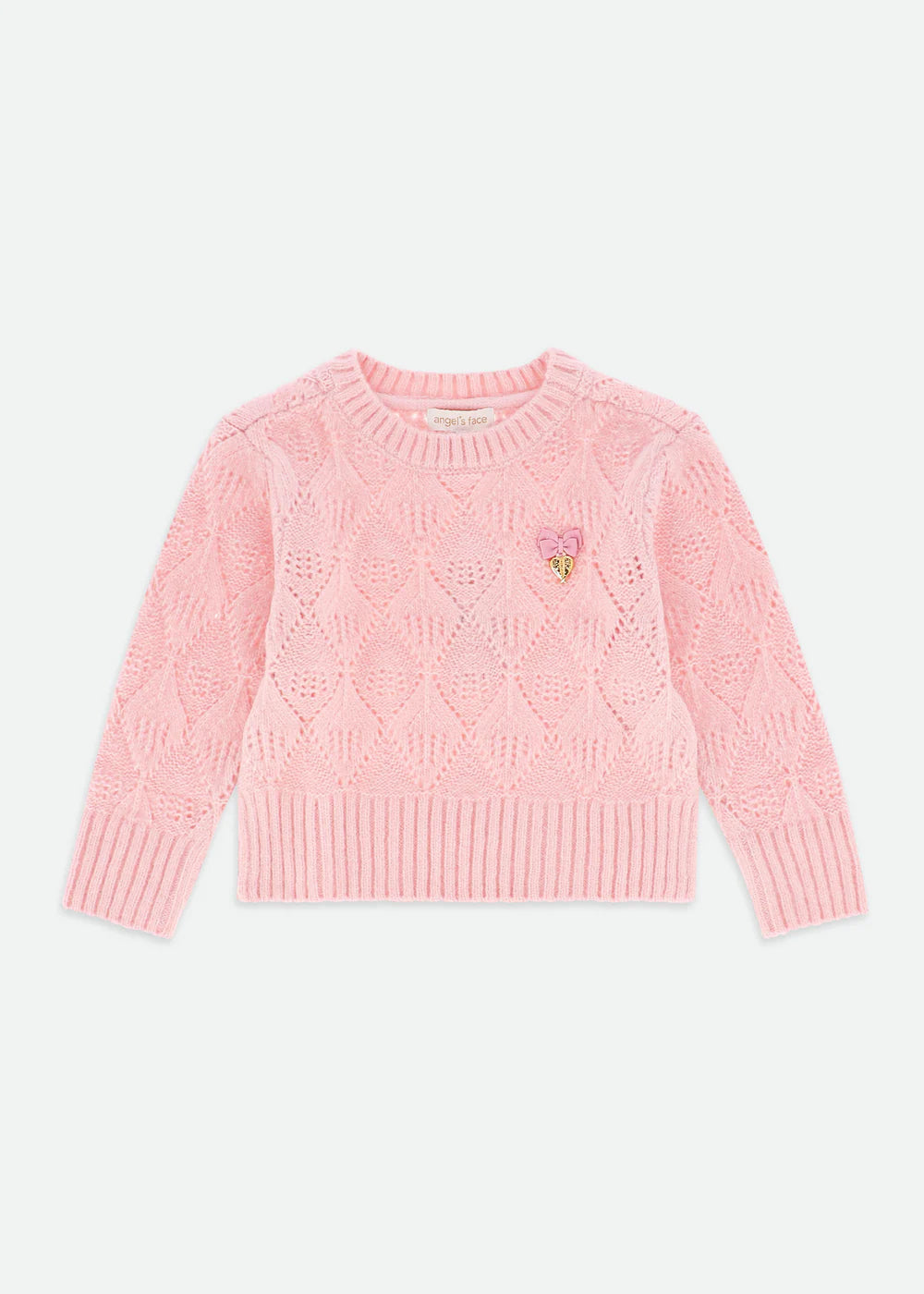 Maglioncino In Misto Lana Traforato Bambina NAGEL'S FACE NOTTINGHAM