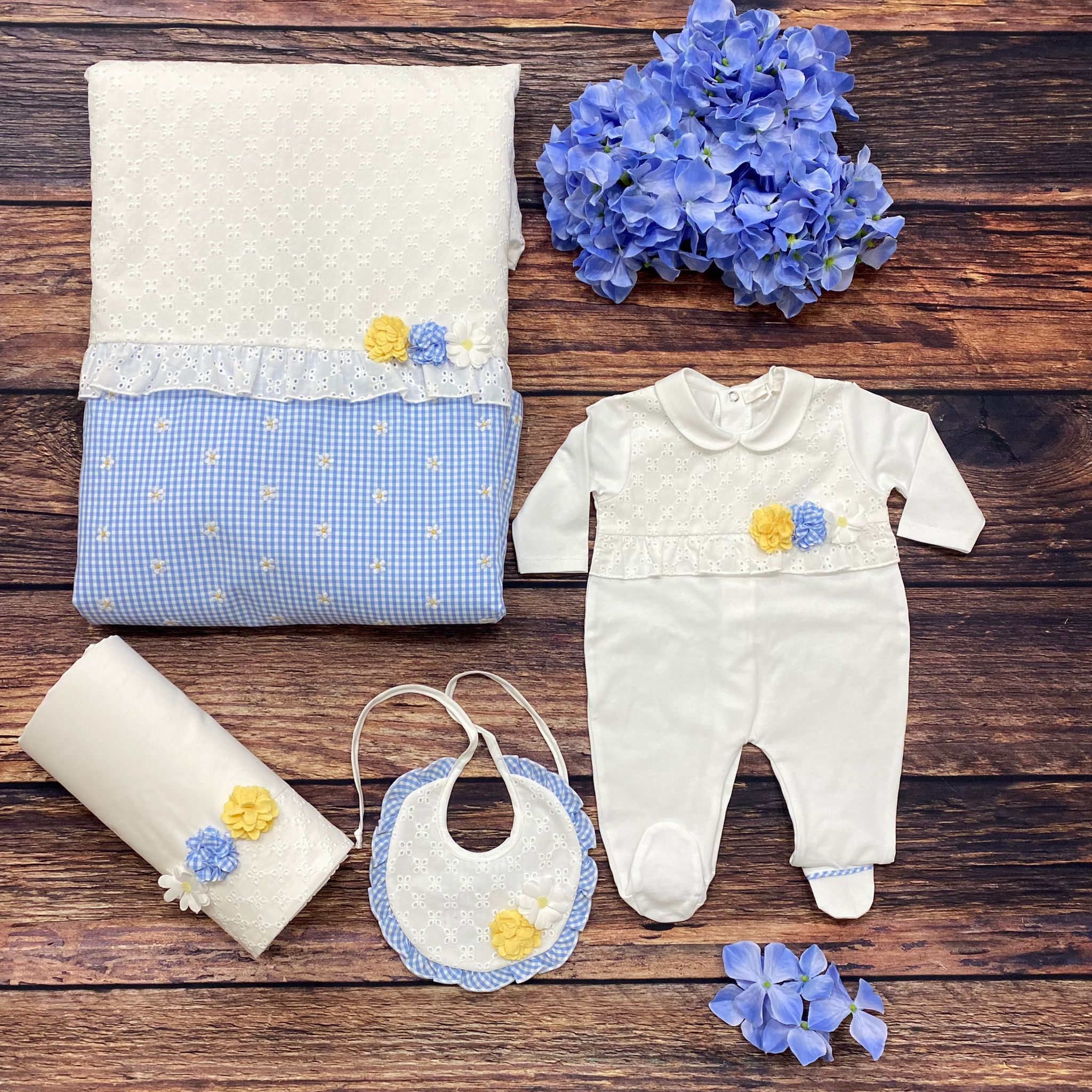 Corredino Nascita In Cotone Neonata NINNAOH CORDMARGHERITE