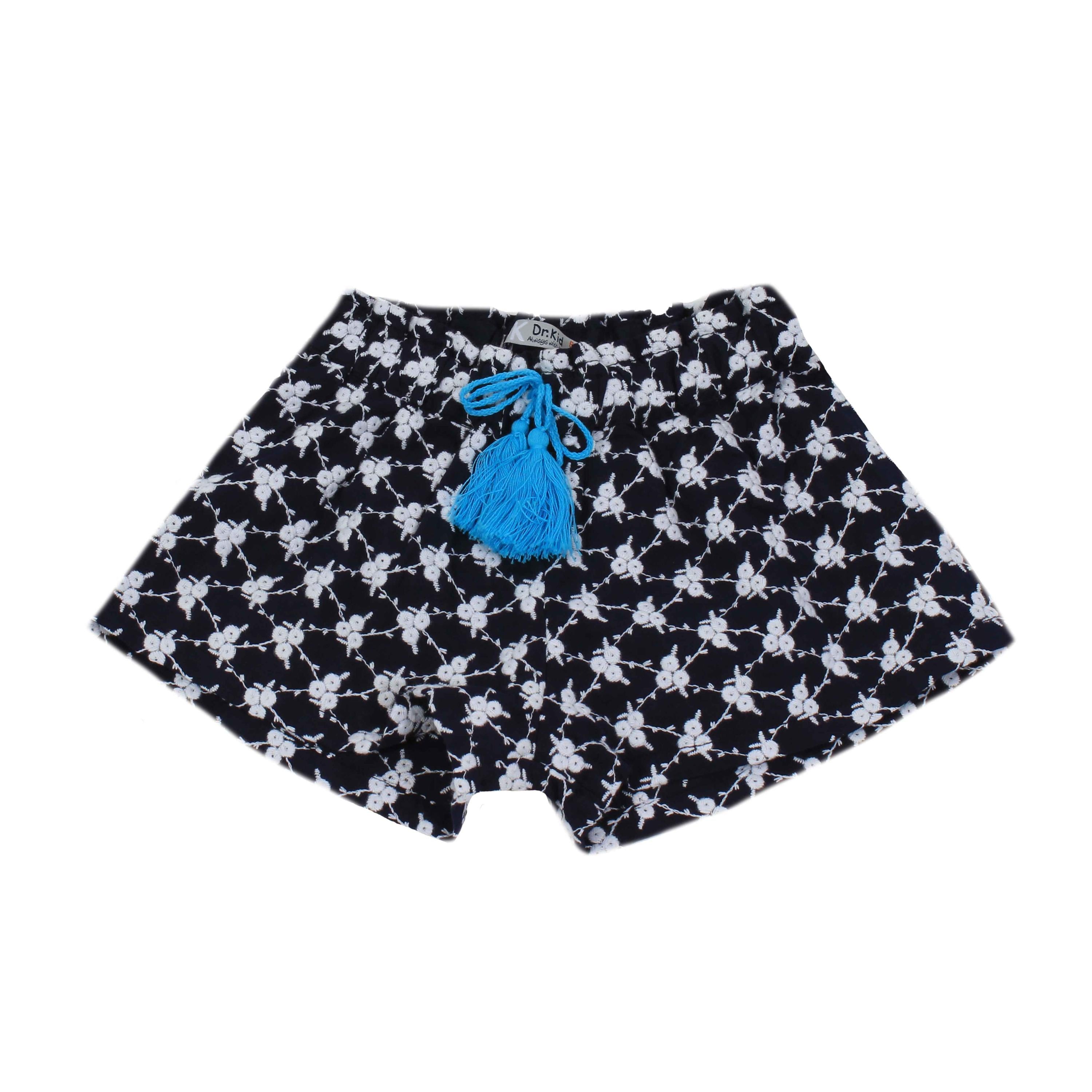 Shorts In Cotone Blu Neonata DR.KID DK308S - DR.KID - LuxuryKids