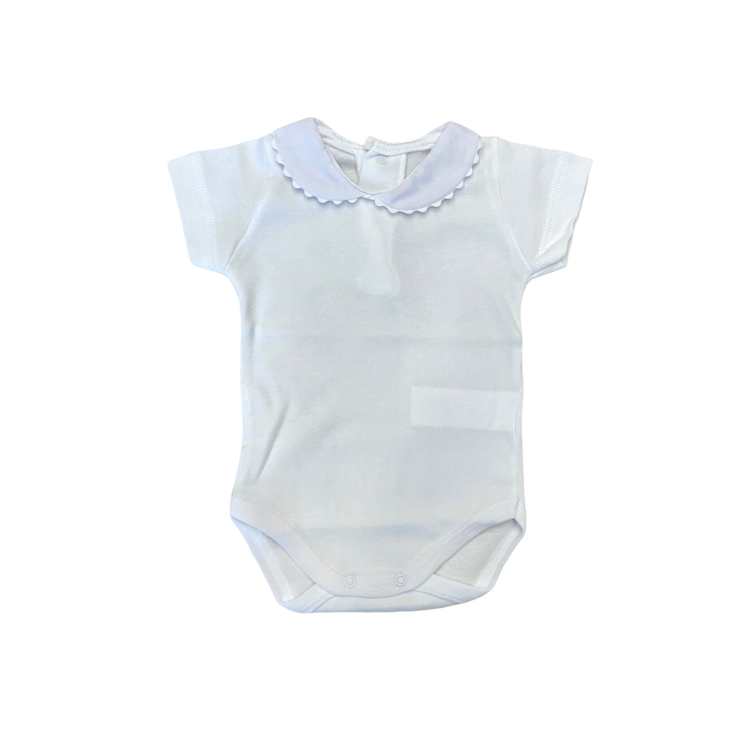Body Neonato Manica Lunga 100% Cotone: Unisex Con Volant Ricamato, Fino A 24 Mesi, Confezioni Multiple
