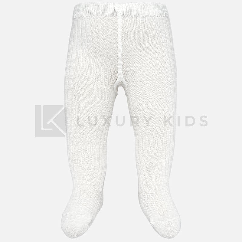 Ribbed Tights In Warm Cotton Newborn Mayoral 9147 Luxury
