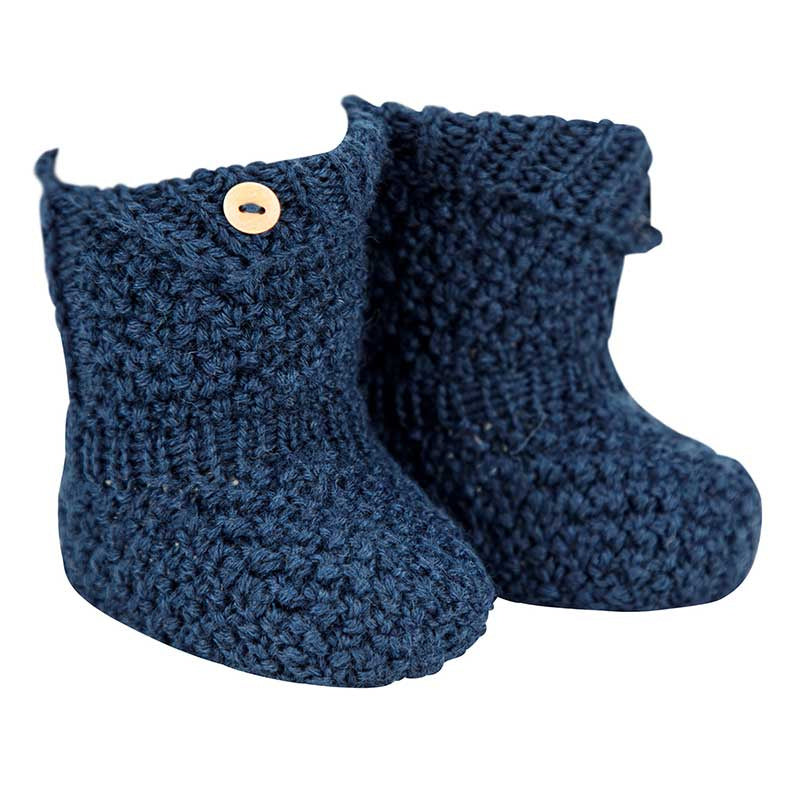 Baby Booties In Mixed Merino Wool CONDOR 2928 - Main Image