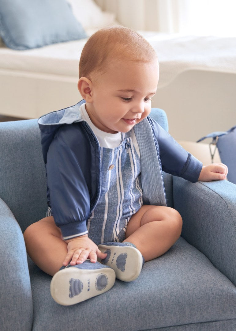 Giubbino A Vento Reversibile In Poliestere Riciclato Neonato MAYORAL