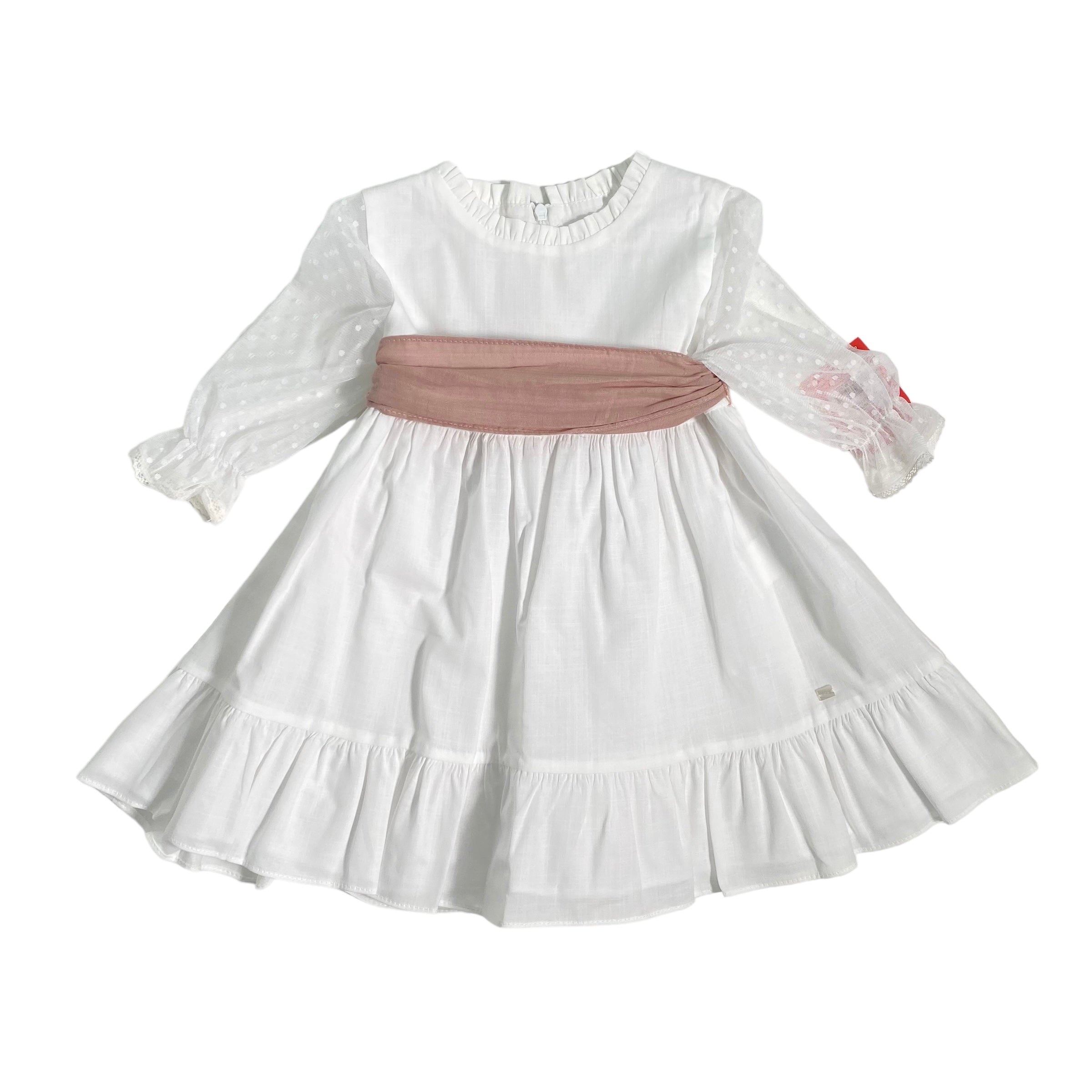 Abito Elegante Con Manica Lunga In Tulle Bambina DEL SUR 0550