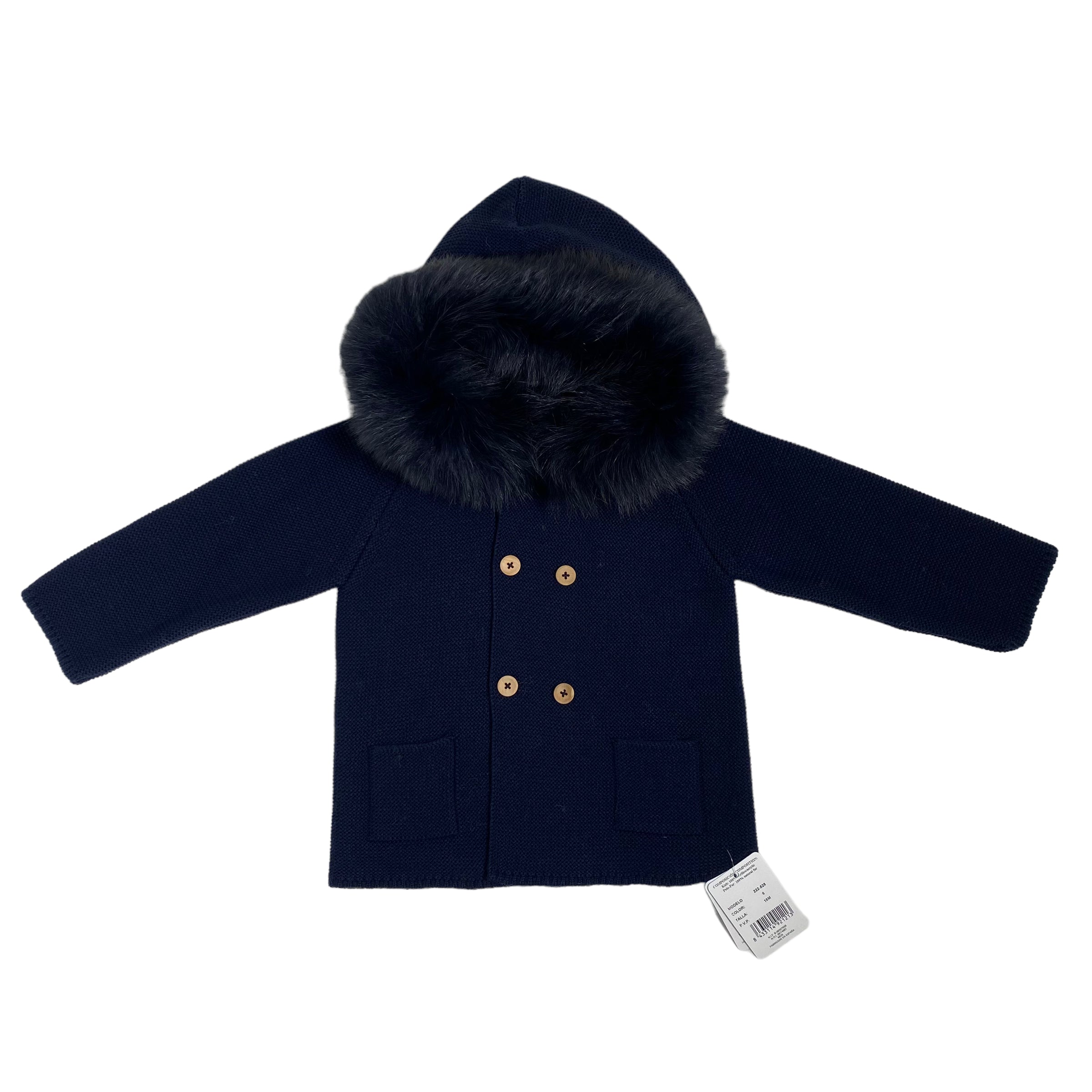 Warm Cotton Coat With Hood With Fur Newborn GRANLEI 528