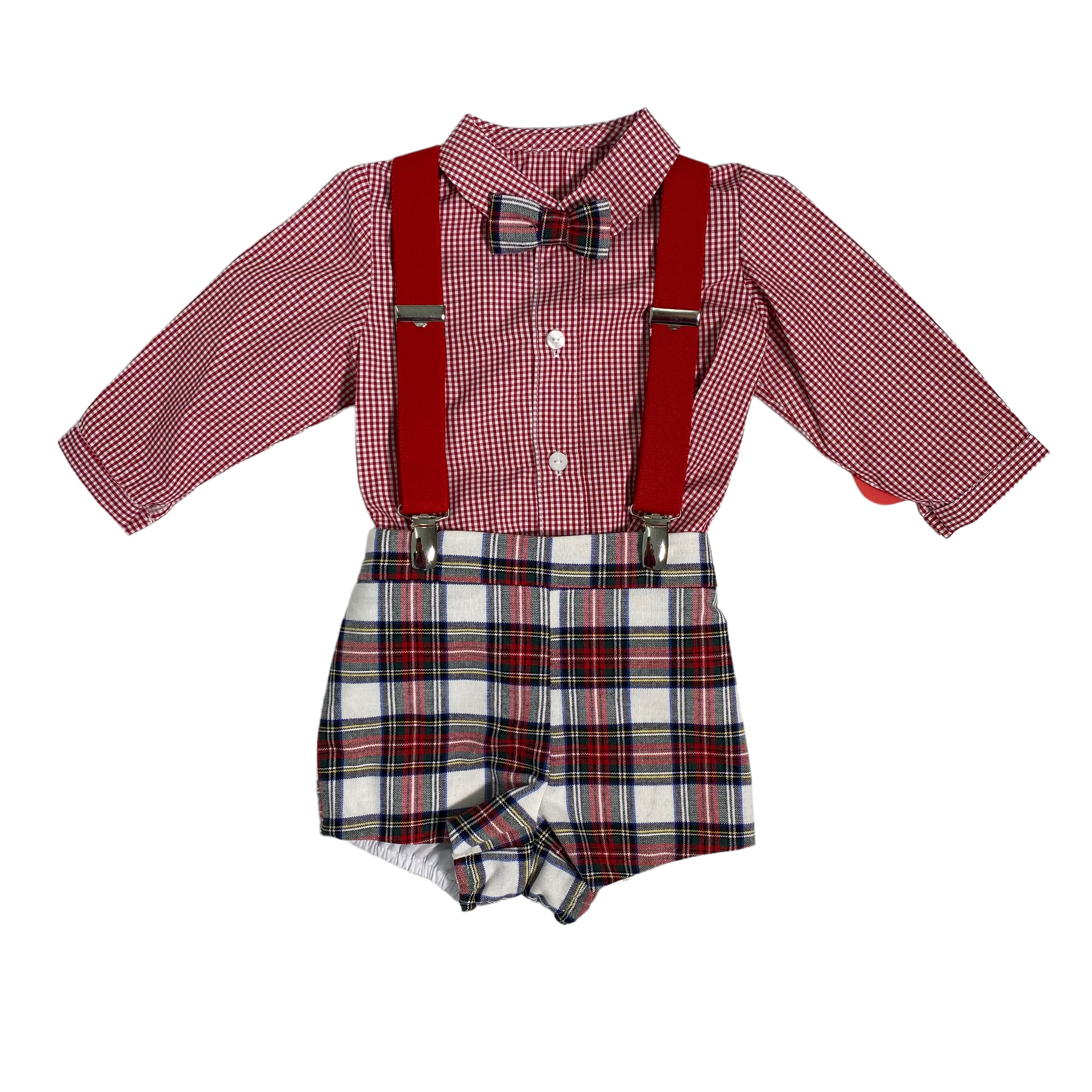 Tartan Completo Scozzese Neonato Abbigliamento Neonato Pantaloni