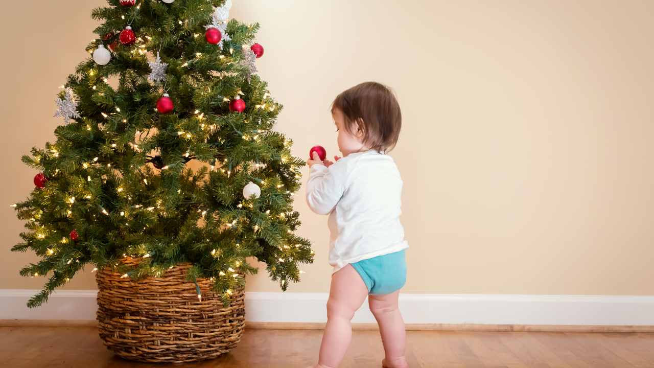 L'albero di Natale a prova di bambino