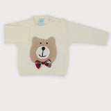 Maglioncino Con Ricamo Orso In Acrilico Neonato SARDON MC281