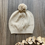 Warm Cotton Hat With Pon Pon Newborn A&amp;J 129