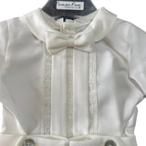 Completo Elegante In Caldo Cotone Con Camicia e Bermuda Neonato PONTO POR PONTO 6631