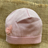 Cappello in 100% Lana Rosa Neonata CREAZIONI LUANA 7050C