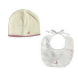 Set Bavetta E Cappello Neonata BEBE' MARGO' B012S