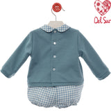 Completo Maglia Con Pantaloncini Celeste Neonato DEL SUR 1039