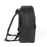 Changing Backpack in Black Faux Leather Newborn Pasito a Pasito LondonZF