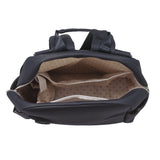 Changing Backpack in Black Faux Leather Newborn Pasito a Pasito LondonZF