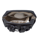 Changing Backpack in Black Faux Leather Newborn Pasito a Pasito LondonZF