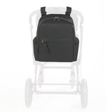 Changing Backpack in Black Faux Leather Newborn Pasito a Pasito LondonZF
