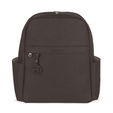 Changing Backpack in Black Faux Leather Newborn Pasito a Pasito LondonZF