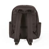 Changing Backpack in Black Faux Leather Newborn Pasito a Pasito LondonZF