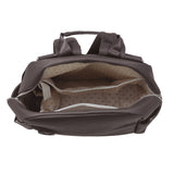 Changing Backpack in Black Faux Leather Newborn Pasito a Pasito LondonZF