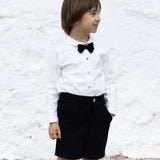 Completo Con Bermuda In Velluto Neonato CALAMARO 11258