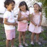 Completo Con Pantagonna E Camicia Bambina CALAMARO 11310