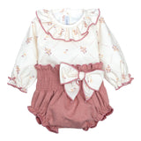 Completo Con Culotte Caldo Cotone Neonata CALAMARO 11413