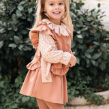 Completo  Gonna Camicia e Gilet  Bambina CALAMARO 11438