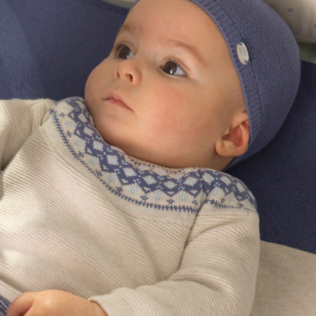 Cappello beanie in maglia di cotone - Moncler - Bambina Cappello beanie in maglia di cotone - Moncler - Bambina