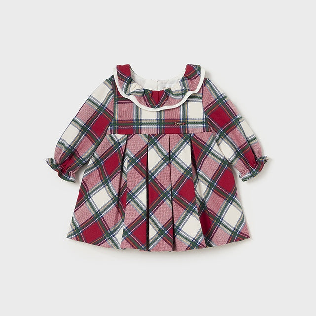 Tartan Abiti Natale Neonata Vestito Scozzese Vestitini Natale