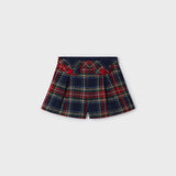 Shorts Scozzesi In Caldo Cotone Bambina MAYORAL 4217