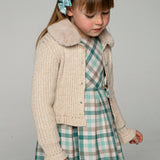 Cardigan In Maglia Con Ecopelliccia Bambina MAYORAL 4362