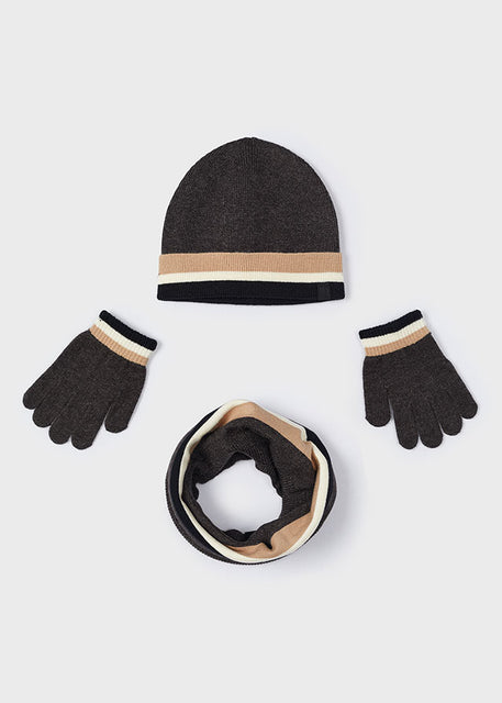 Set Invernale 3 Pezzi Per Bambini: Cappello Con Ponpon, Sciarpa E Guanti Touchscreen, Caldi E Termici, Morbido Pile, Dai 5 Anni (Rosa)