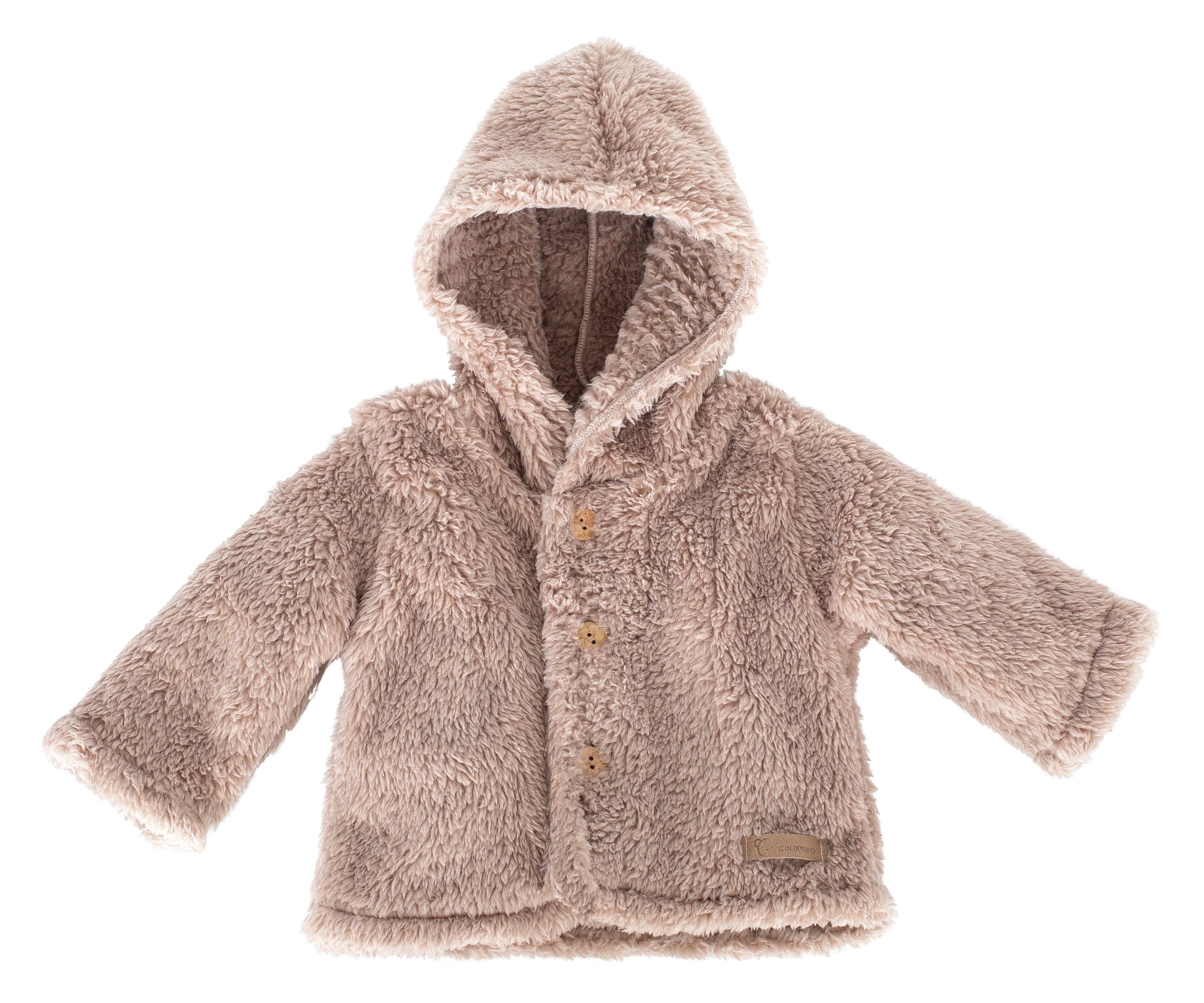DAZY Cappotto teddy con stampa paisley e spalle a goccia, abbigliamento DAZY Cappotto teddy con stampa paisley e spalle a goccia, abbigliamento