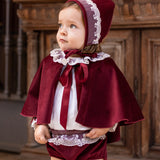 Mantella In Velluto Bambina CALAMARO 14021