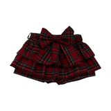 Shorts Scozzese Rosso Bambina PHI CLOTHING 23702
