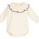 Body Con Collo Rouche In Caldo Cotone Neonata CALAMARO 19128