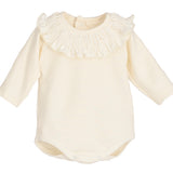 Body Con Collo Rouche In Caldo Cotone Neonata CALAMARO 19128