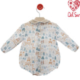 Pagliaccetto Stampato In Caldo Cotone Neonato DEL SUR 1931