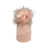 Cappello In Misto Lana Con Risvolto E Pom Pon Originale Bambino/a FURFANTE CT0449A