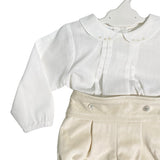 Completo 2 Pezzi Elegante In Velluto Neonato GRANLEI 186