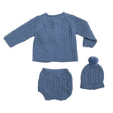 Completo Tre Pezzi Con Culotte Cardigan E Cappello Neonato/a BABY FASHION 521.1C