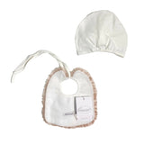 Set Di Cappello E Bavetta Neonata LA SARTORIA DEI PICCOLI LR010