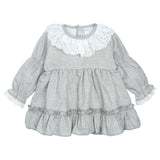 Abito Manica Lunga Grigio Bambina CALAMARO 21349