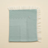 Coperta Scialle In Acrilico Con Pizzo Neonata GRANLEI 228