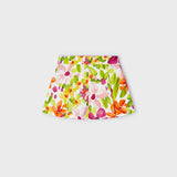 Shorts In Cotone Con Stampa Floreale Bambina MAYORAL 3907